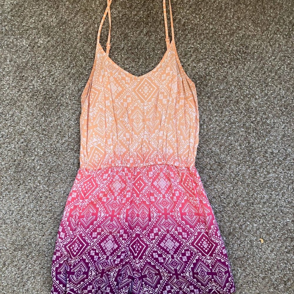 Orange and Purple Mossimo Romper